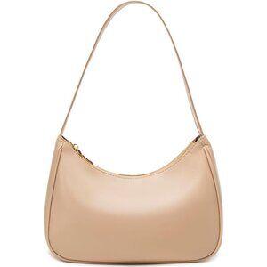 Women’s Khaki Cute Hobo Tote Handbag Mini Clutch Purse with Zipper Closure